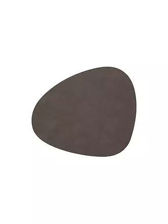 LIND DNA | Leder Platzset oval NUPO 37x44cm Caviar | 